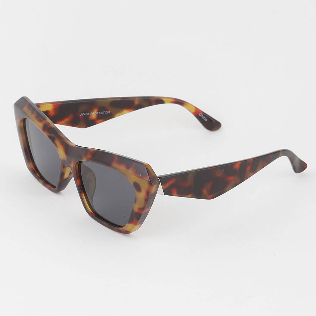 Geometric Cateye Sunglasses