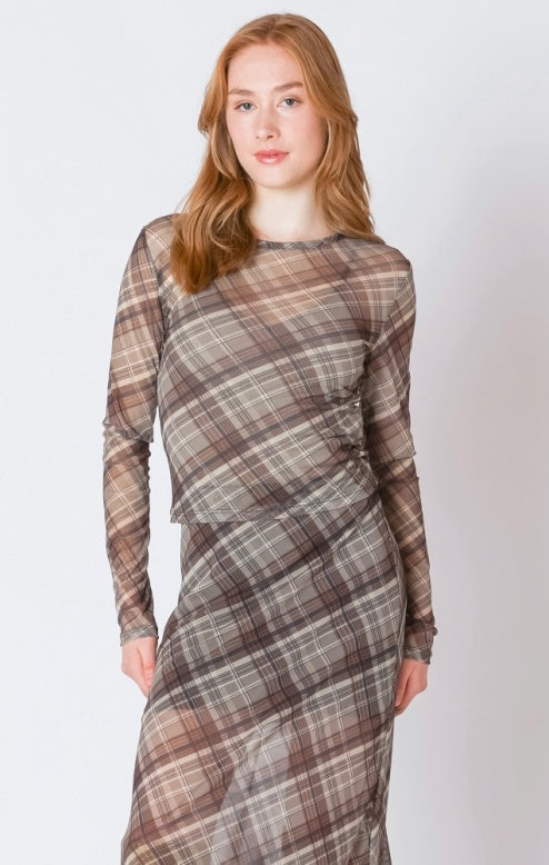 RORY MESH LONG SLEEVE