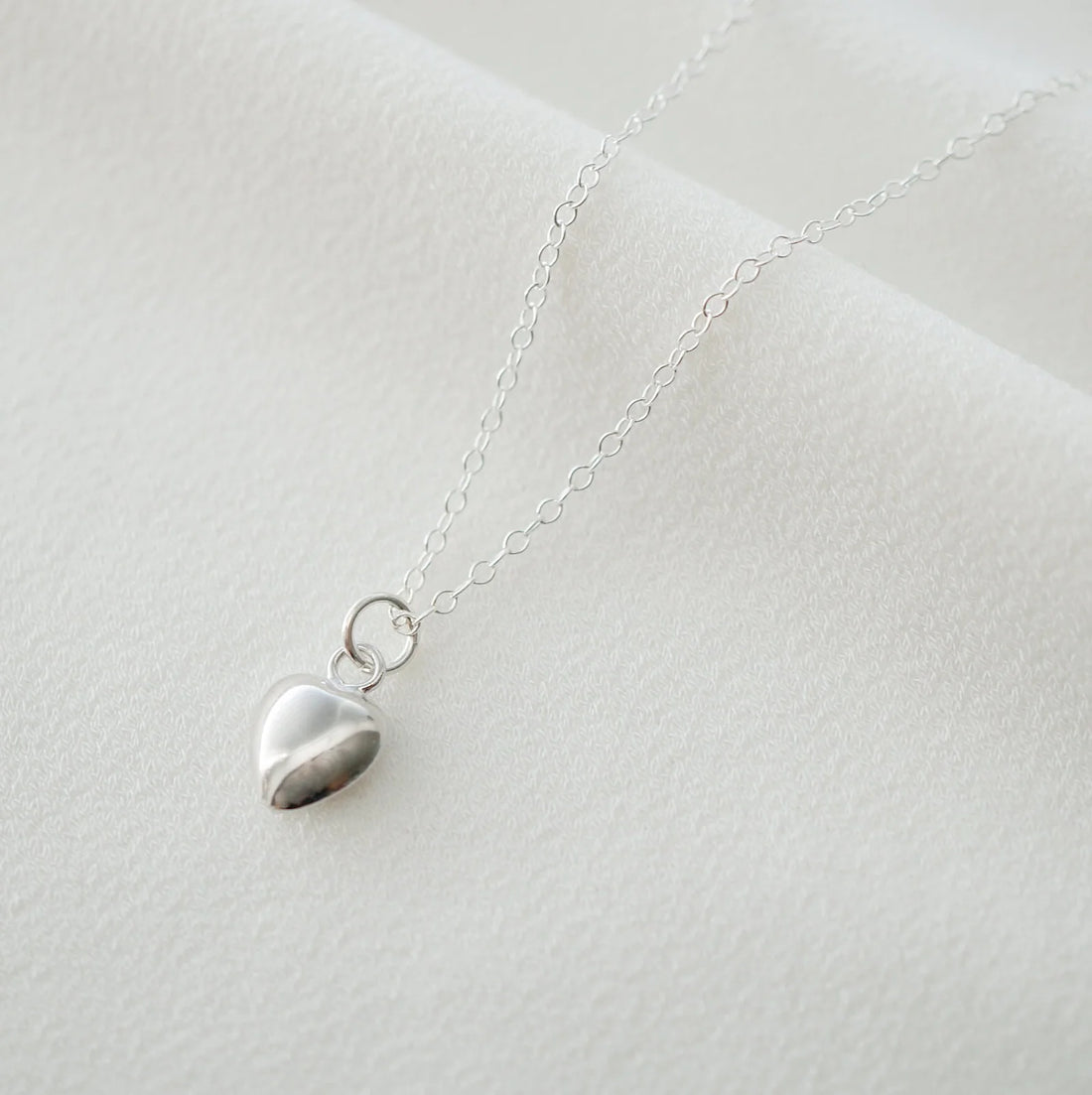 STERLING SILVER HEART NECKLACE