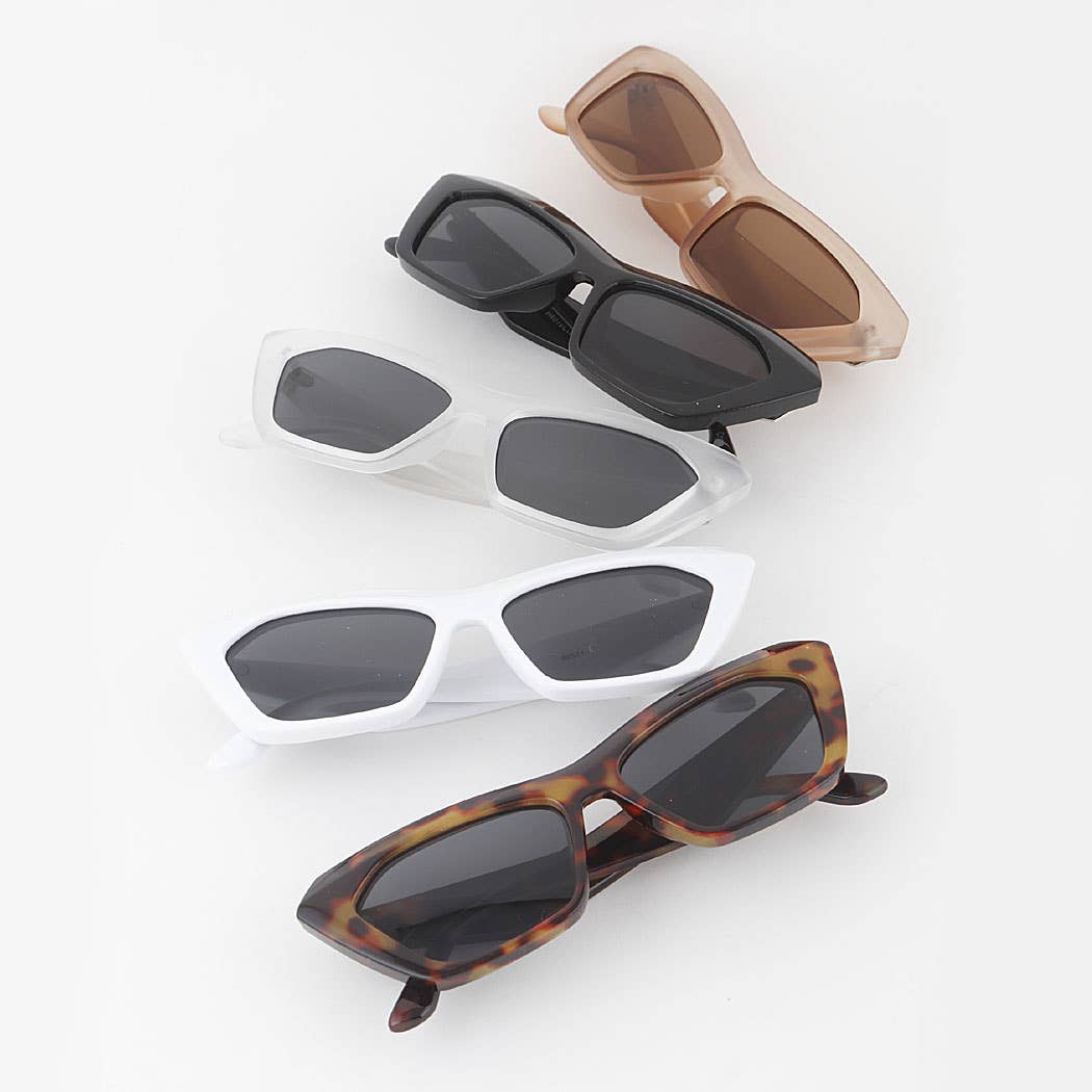 Geometric Cateye Sunglasses