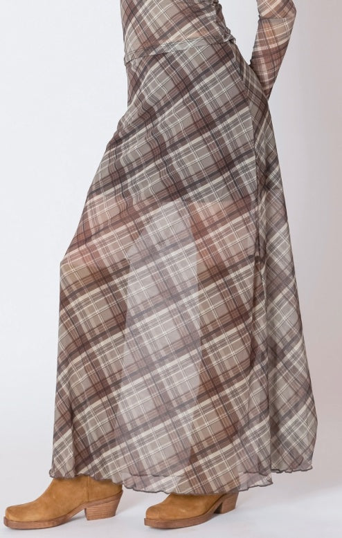 RORY MESH MAXI SKIRT