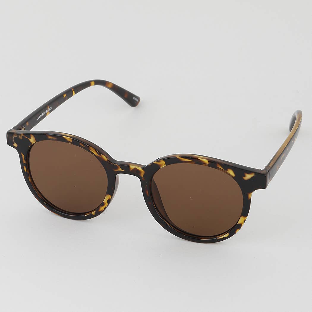 Matte Round Sunglasses