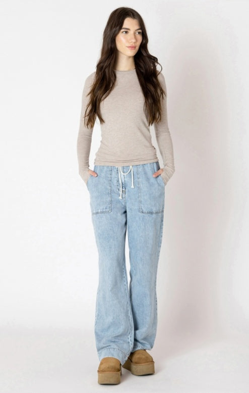 FRANKIE WIDE LEG DENIM PANTS