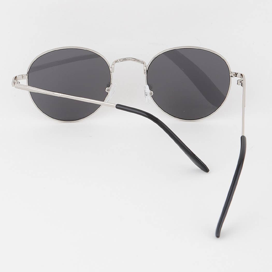 Minimal Tinted Round Sunglasses