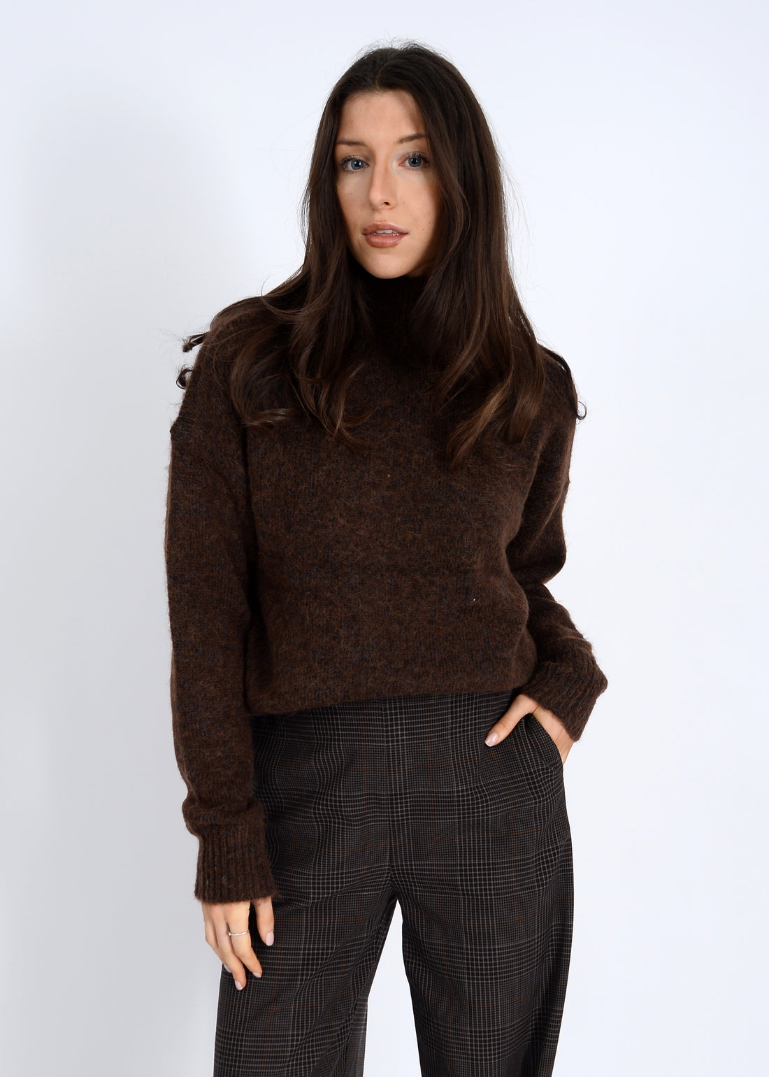 LOUIS MOCK NECK PULLOVER