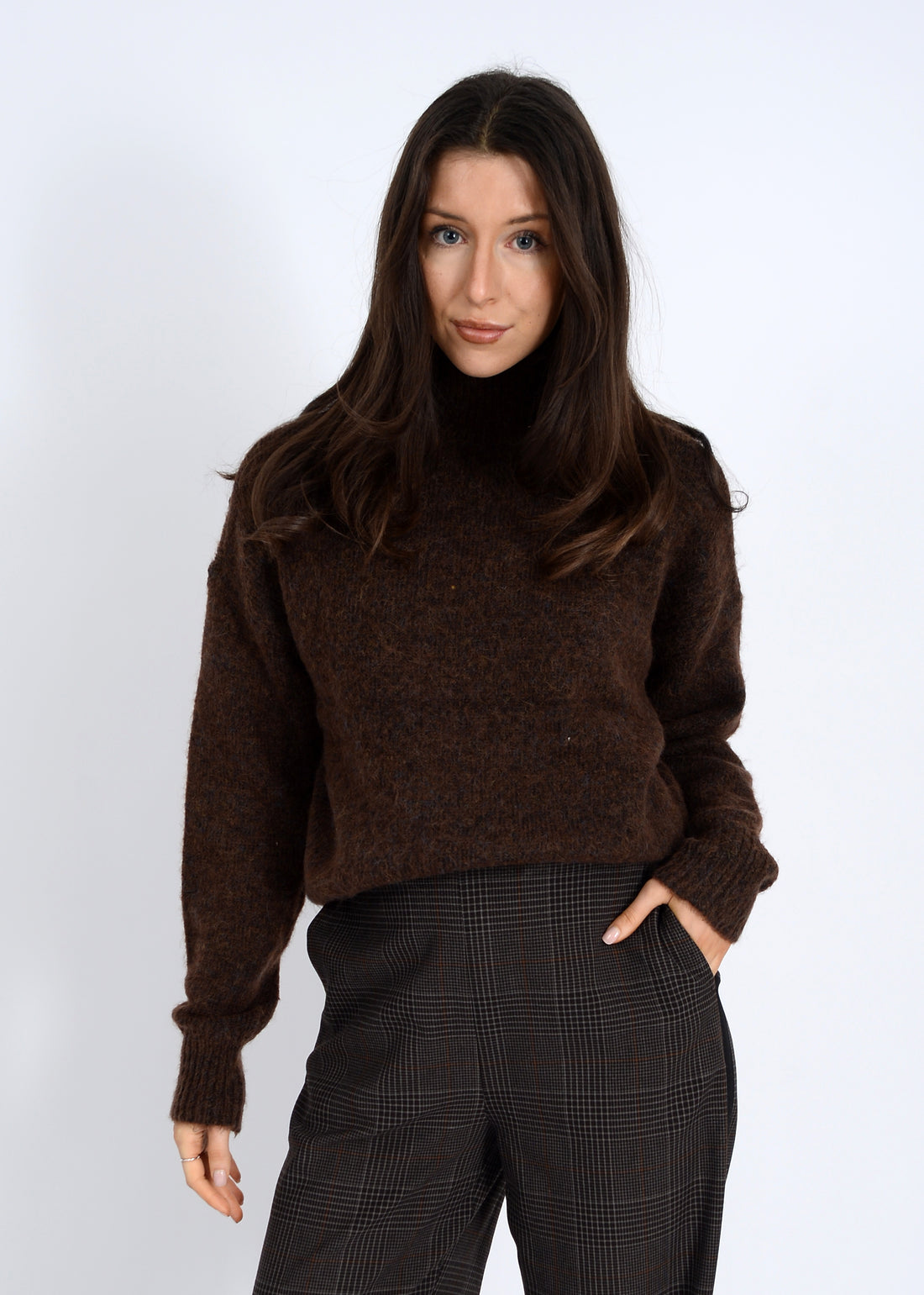 LOUIS MOCK NECK PULLOVER