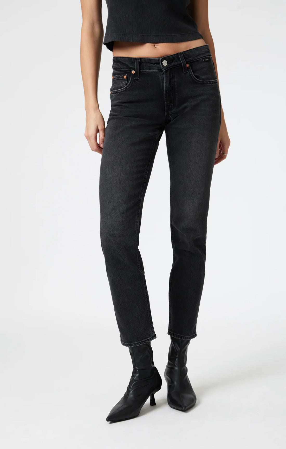 MIRELLA SMOKE LOW RISE JEANS