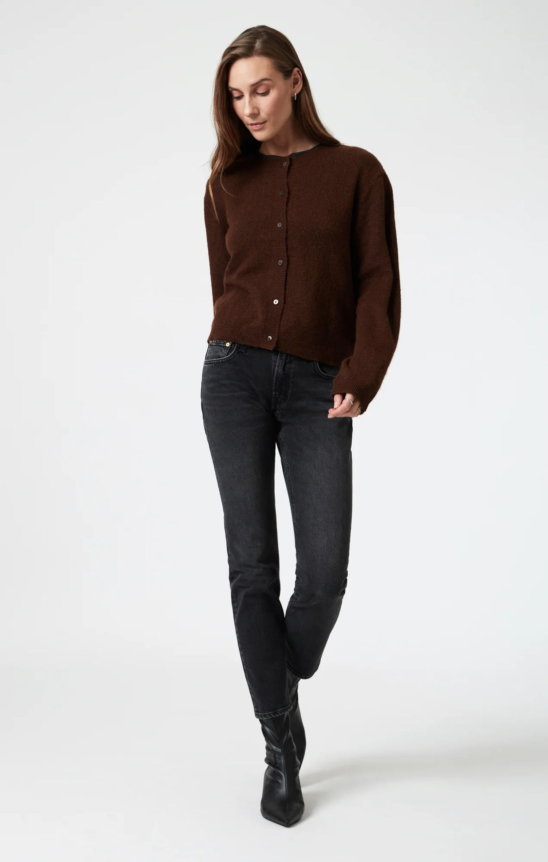 MIRELLA SMOKE LOW RISE JEANS