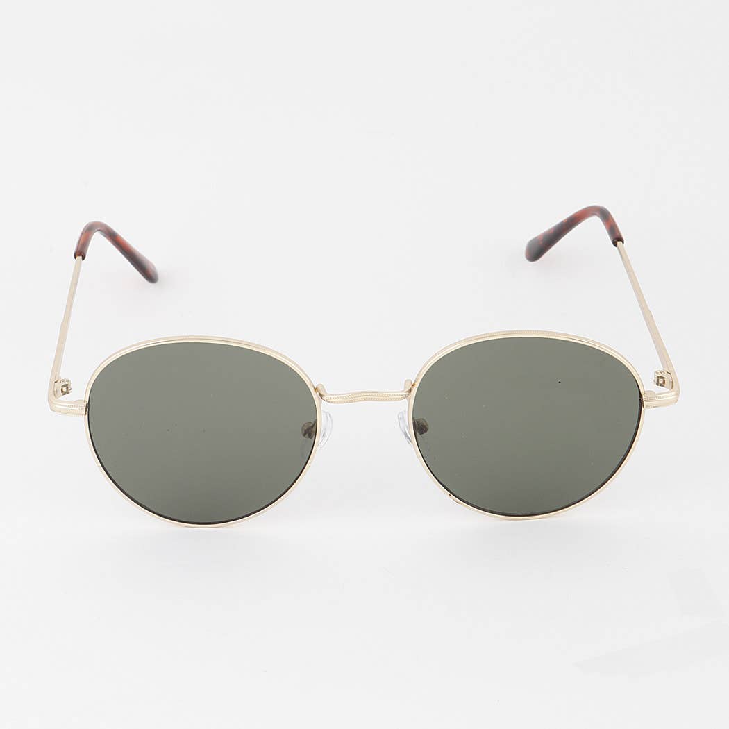 Minimal Tinted Round Sunglasses