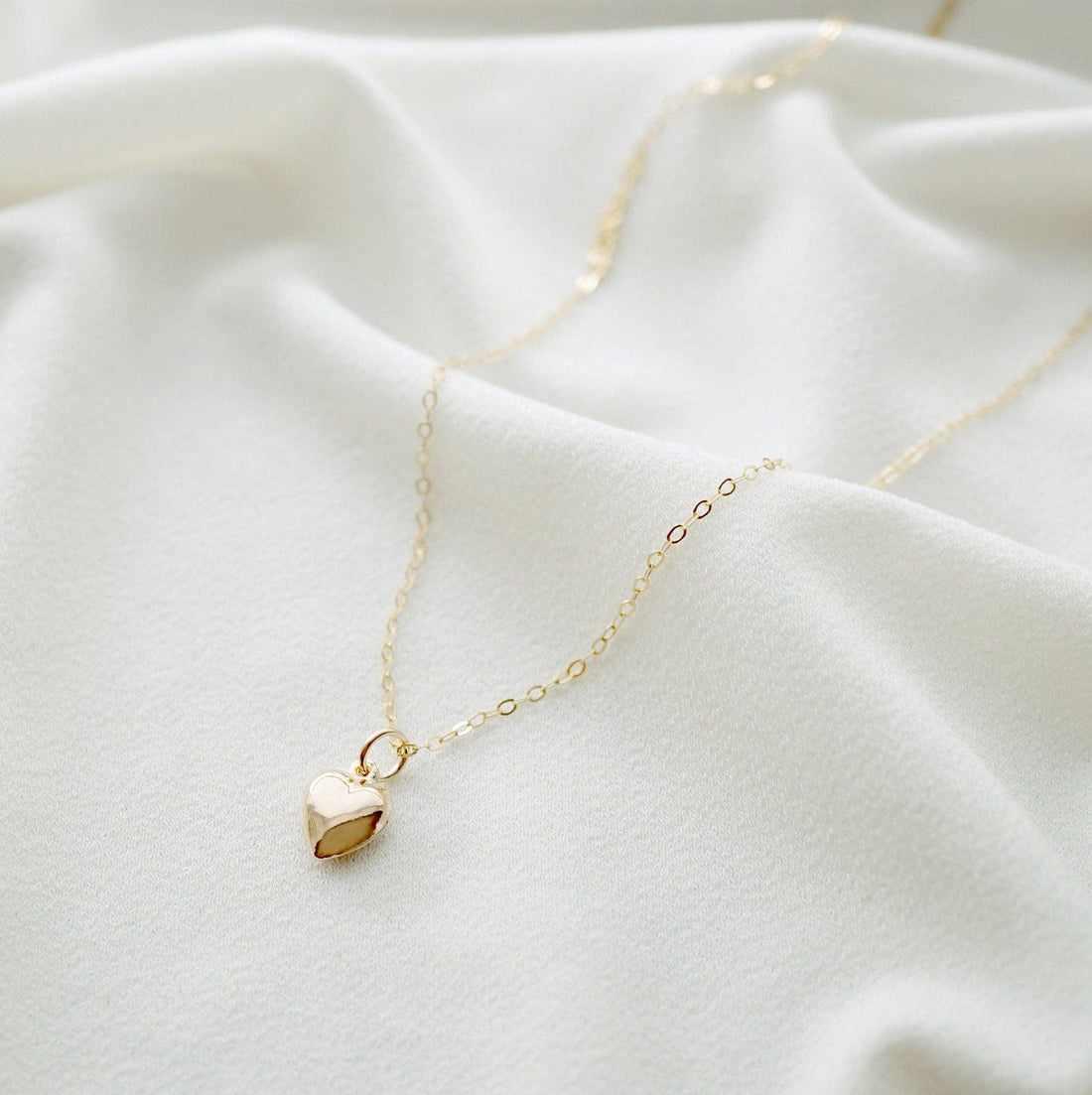 14K GOLD FILLED HEART NECKLACE
