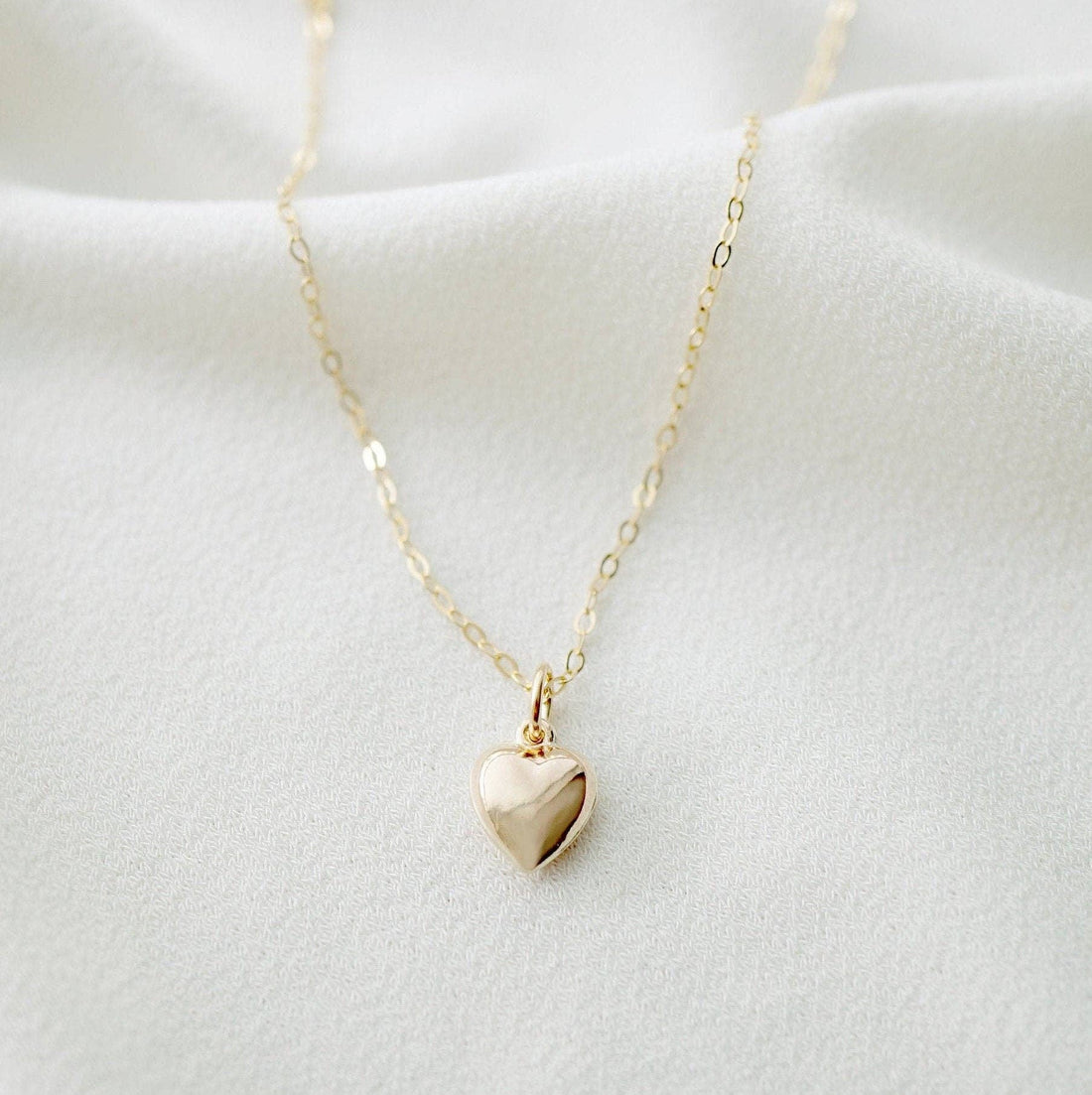 14K GOLD FILLED HEART NECKLACE