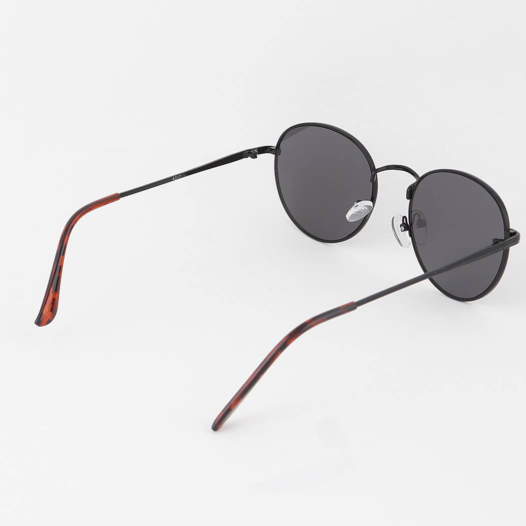 Minimal Tinted Round Sunglasses