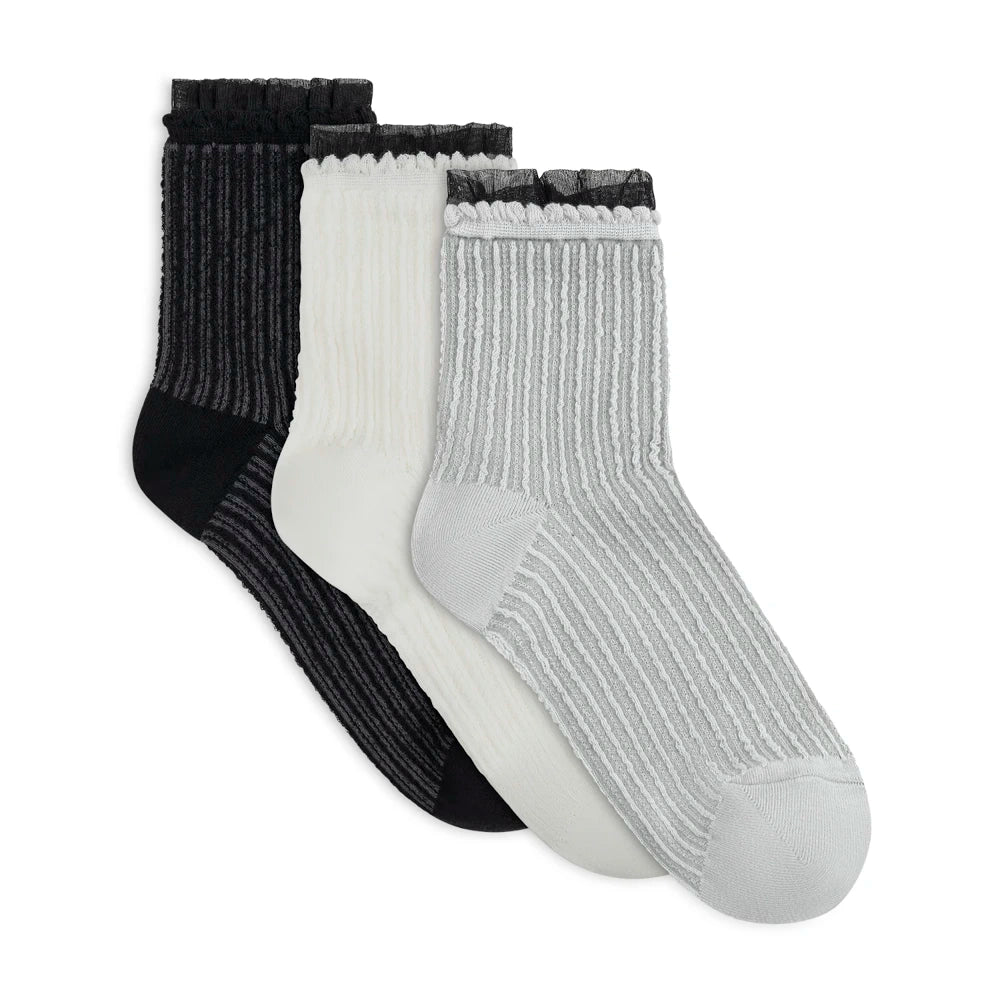 SUMMER NIGHTS LACE CREW SOCK