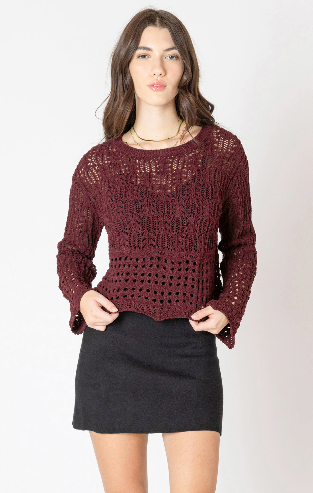 CHOLE CROCHET SWEATER