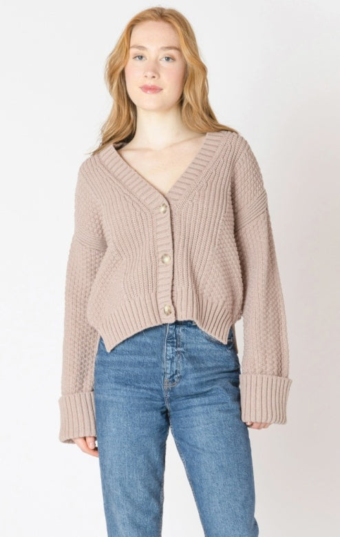 LIZZY CUFFED CARDIGAN