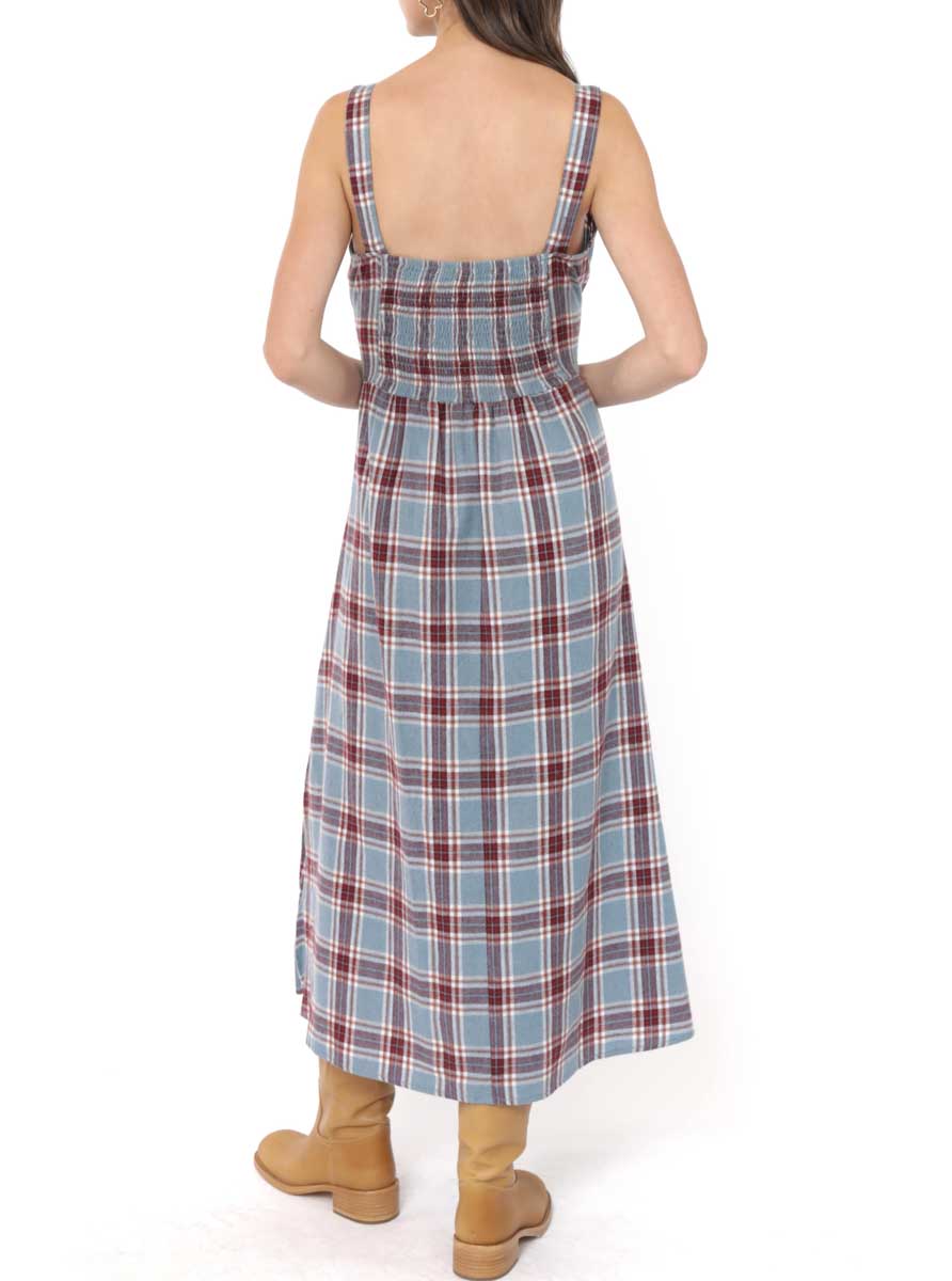 FLANNEL CURE MILKMAID DRESS