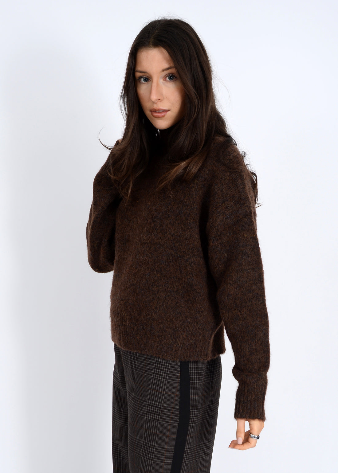 LOUIS MOCK NECK PULLOVER