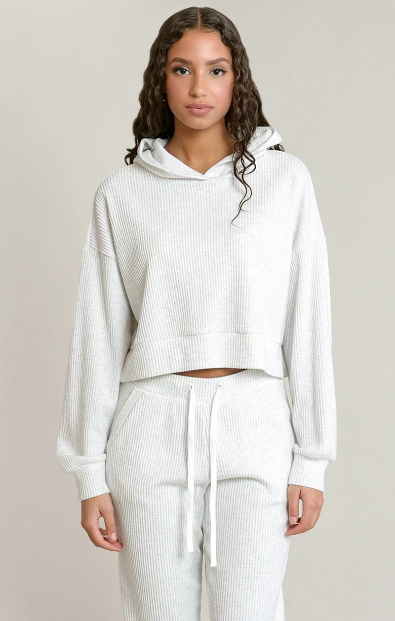 Ribbed Hoodie