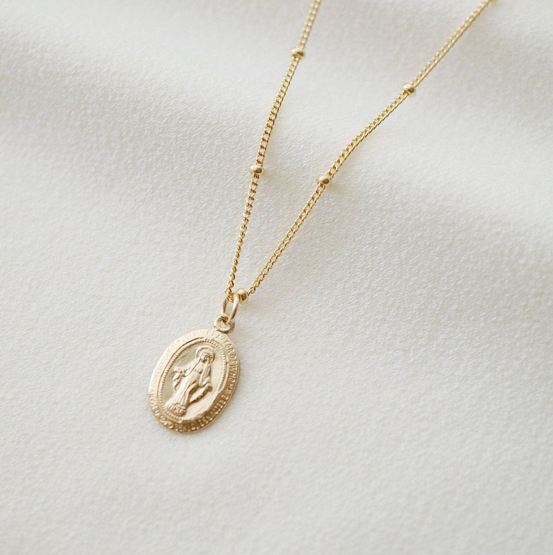 Blessed Mother Virgin Mary Necklace