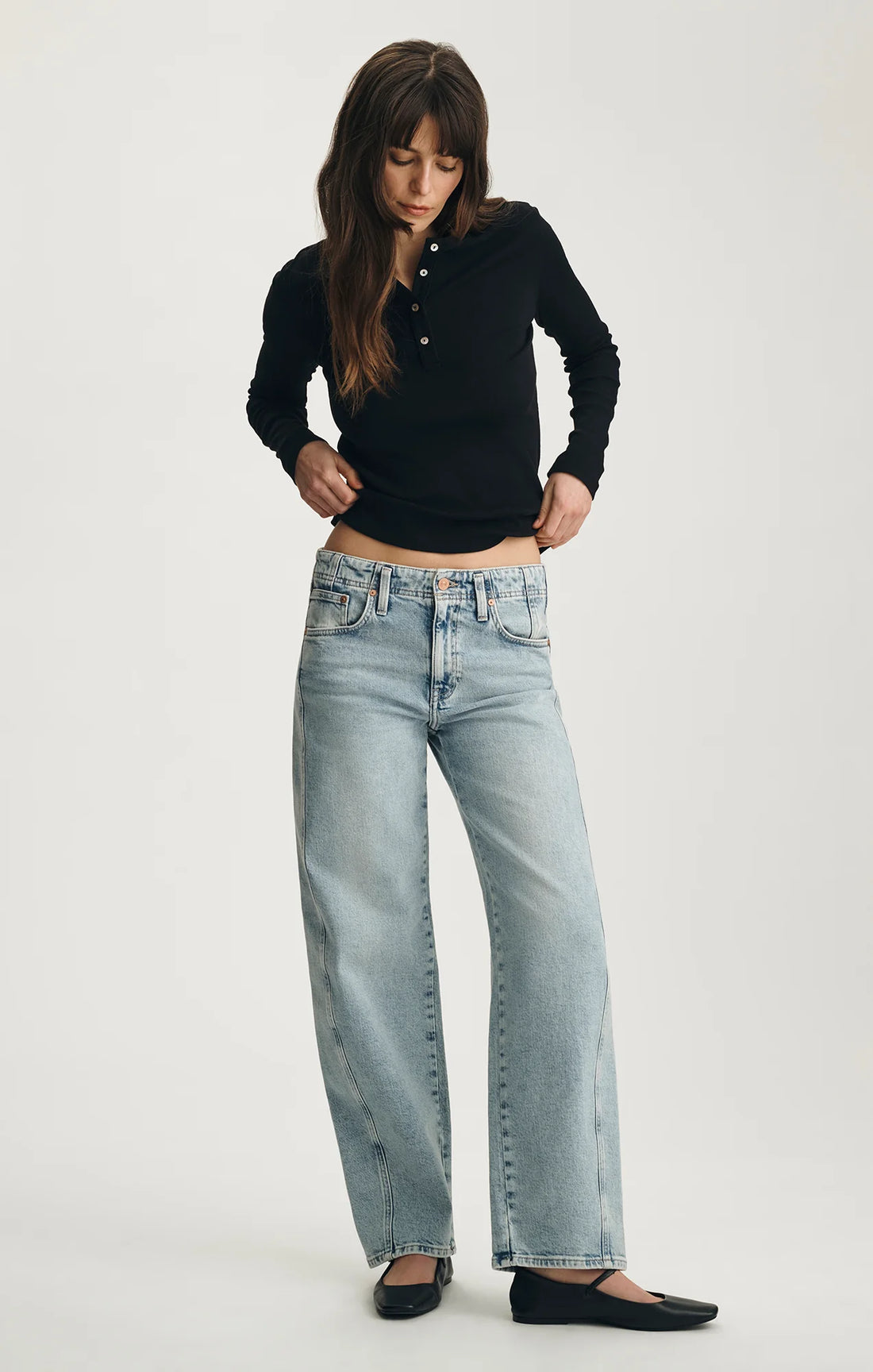 NICA TWISTED barrel jeans