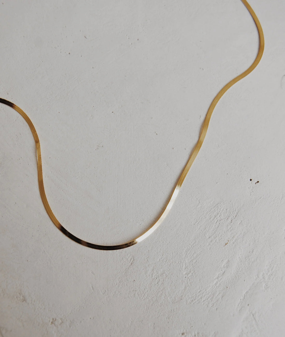 Ayela Thin Herringbone Necklace