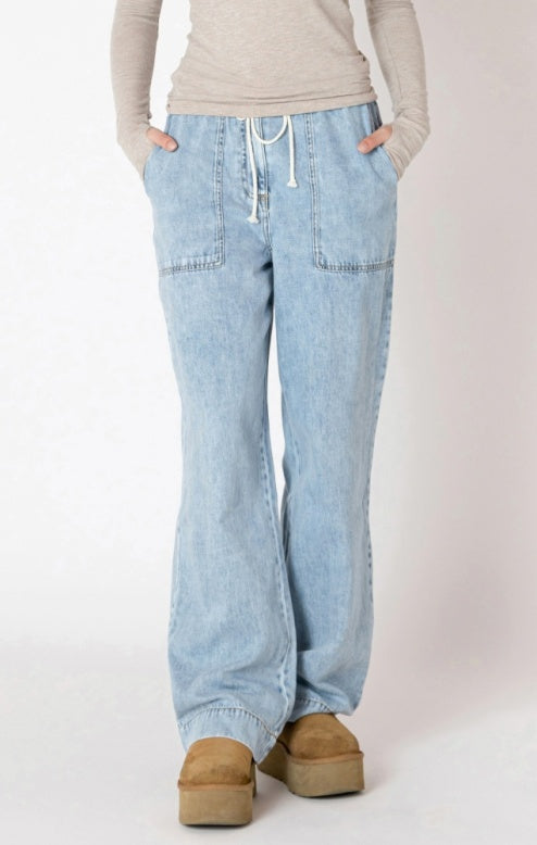 FRANKIE WIDE LEG DENIM PANTS