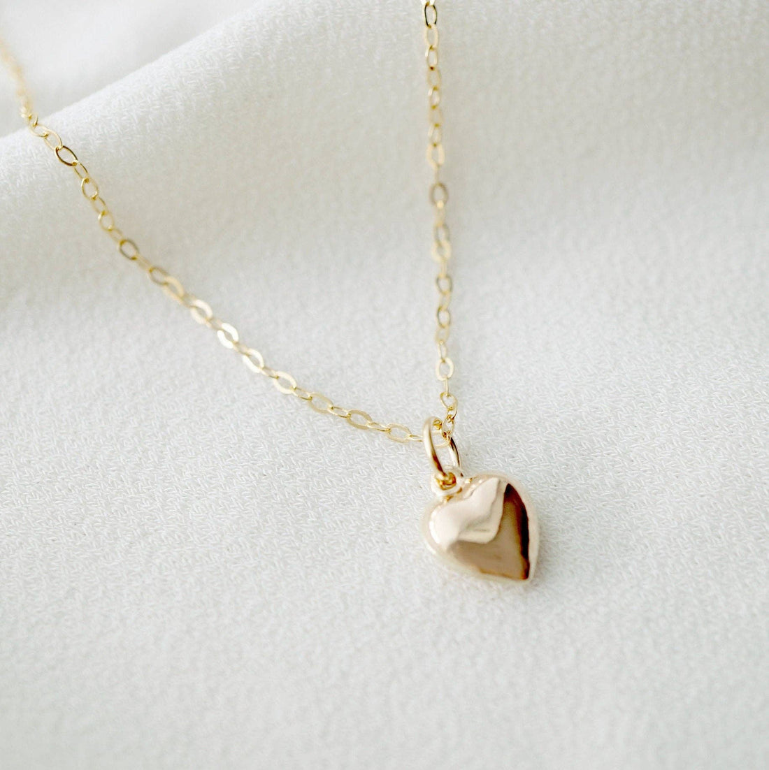 14K GOLD FILLED HEART NECKLACE