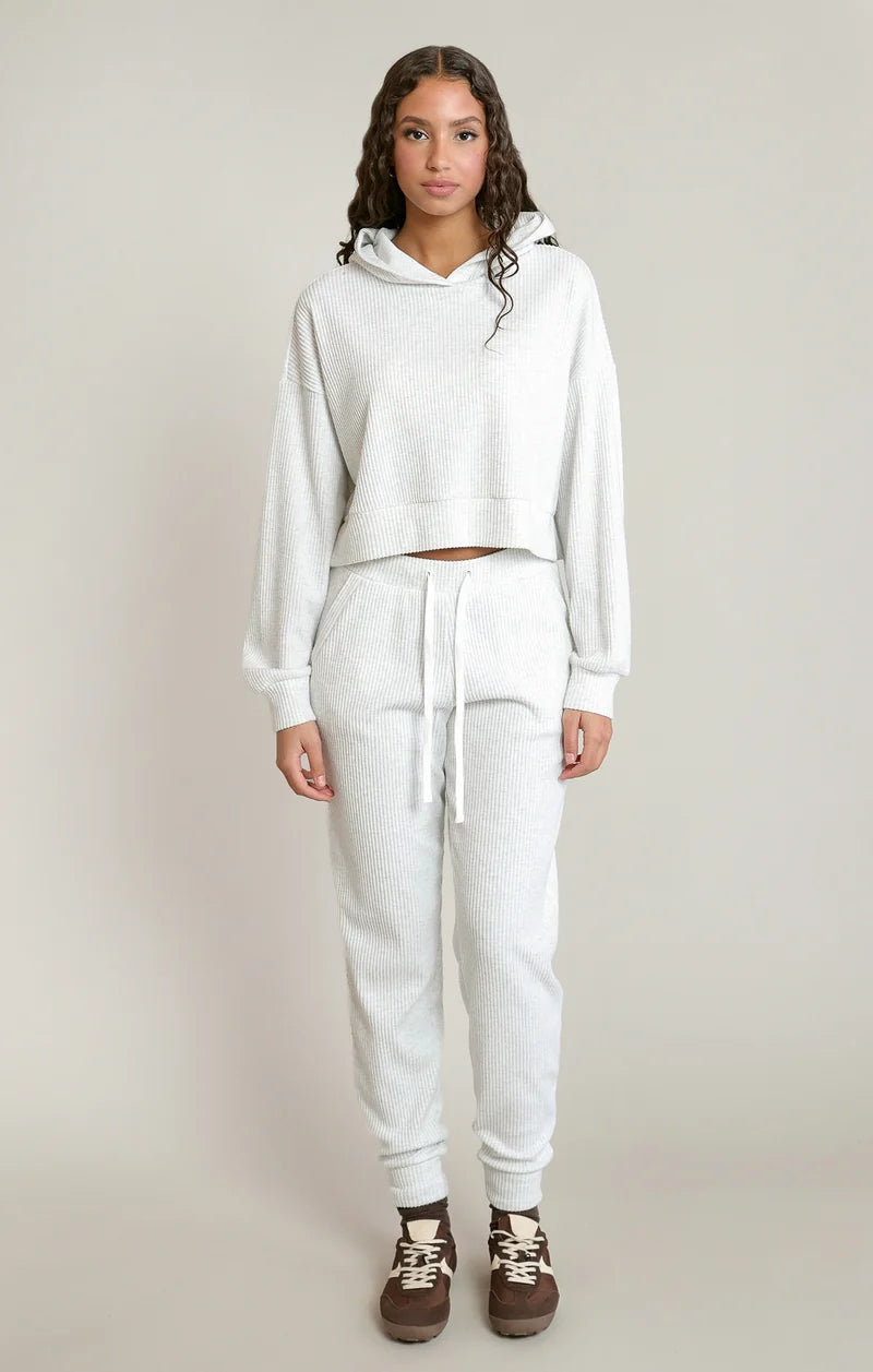 Ribbed Hoodie