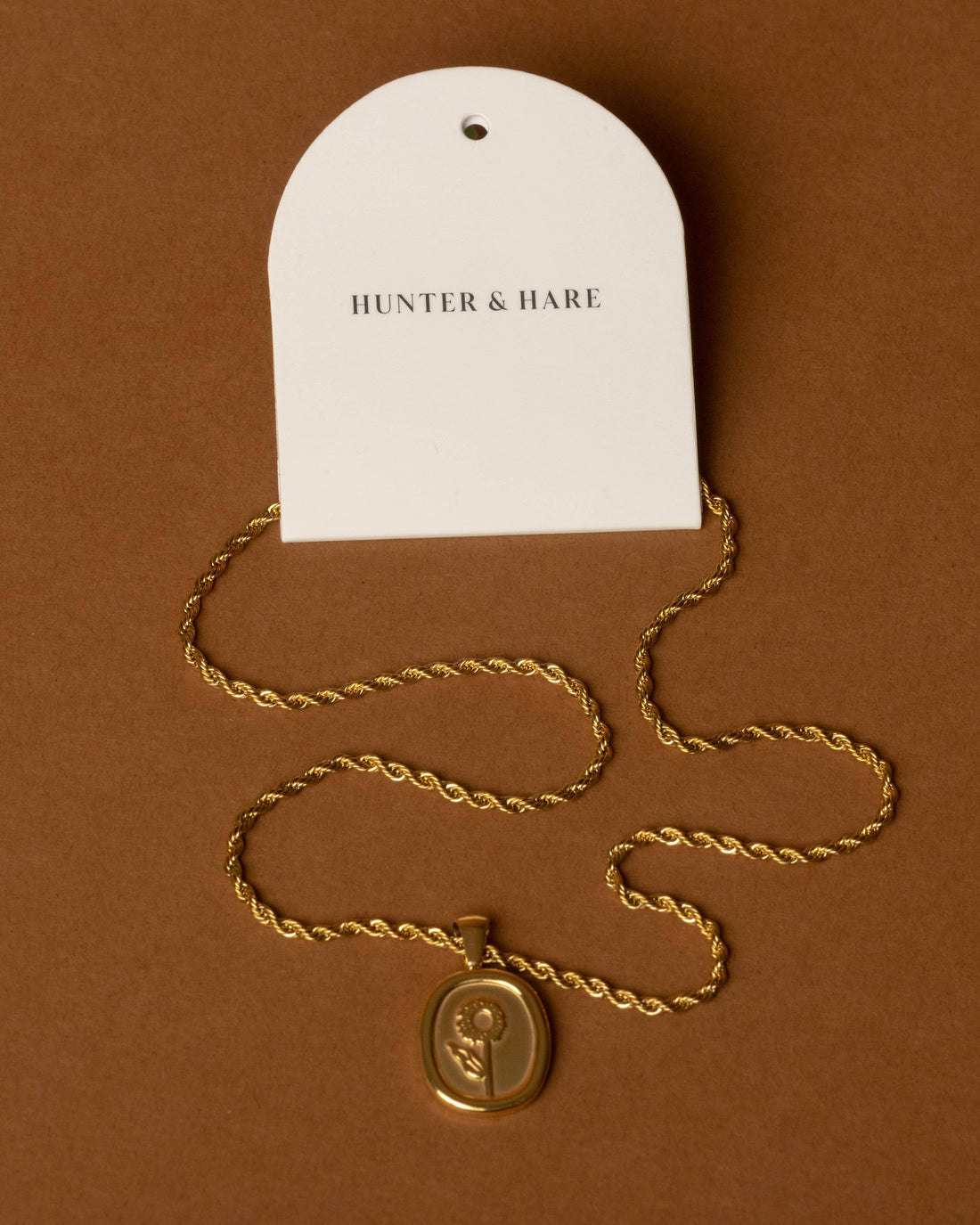SUNFLOWER ICON NECKLACE