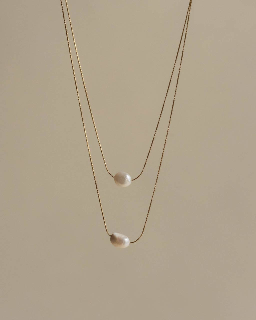 Ella Double Strand Pearl Necklace