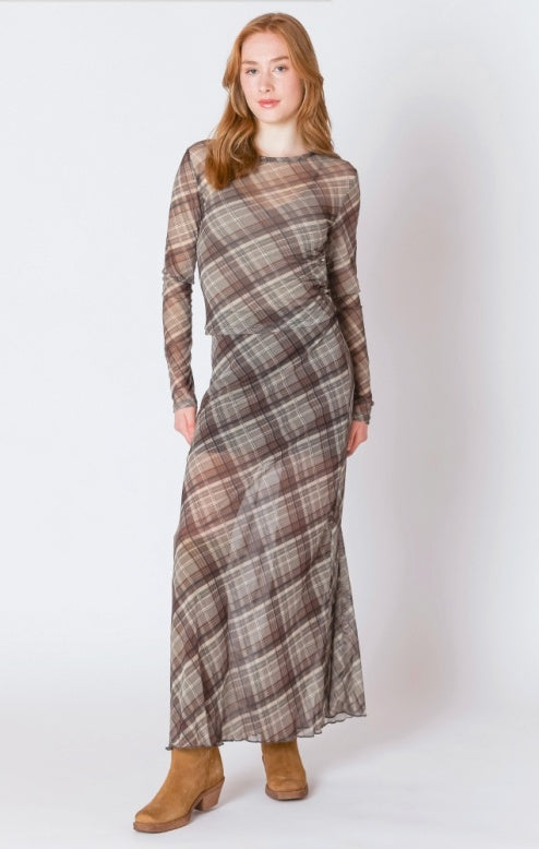 RORY MESH MAXI SKIRT