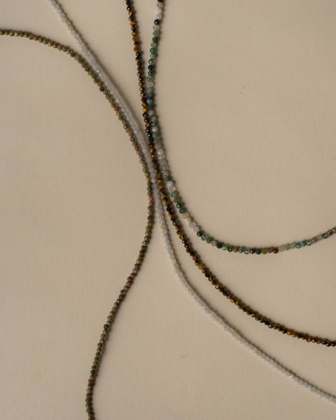 May Natural Stone Necklace - Indian Agate