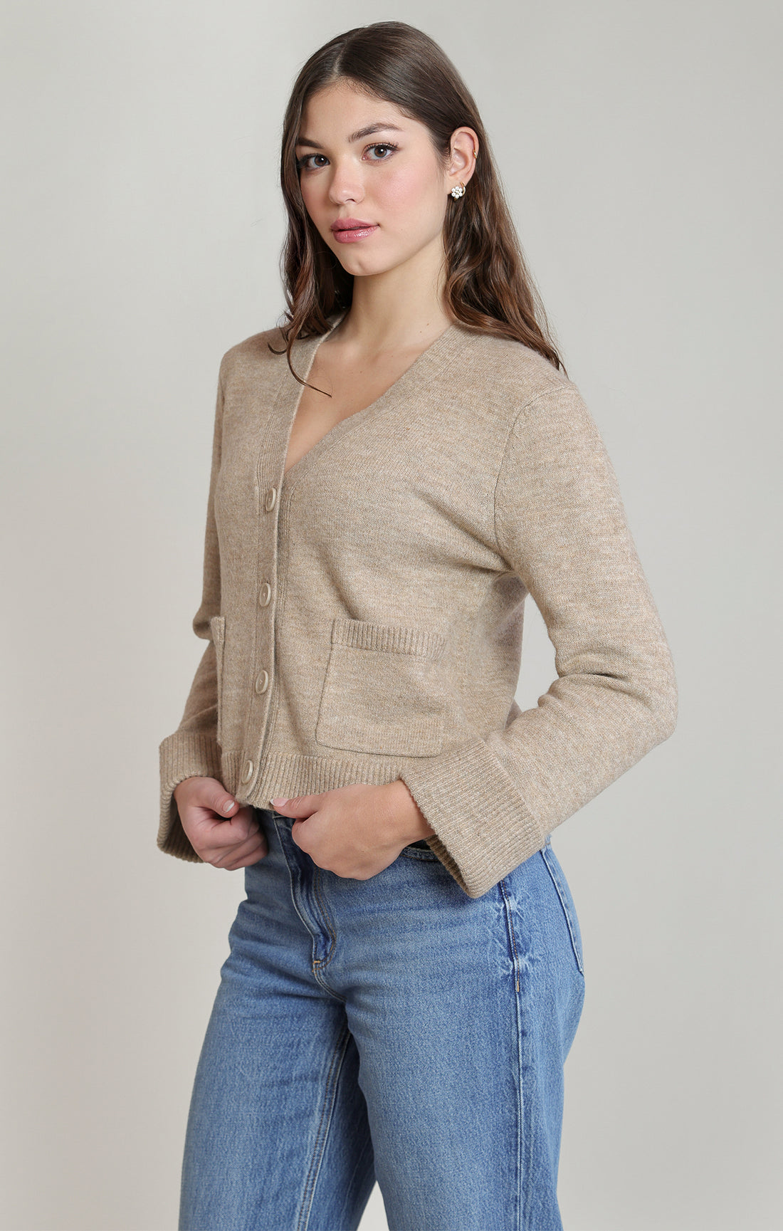 Gracie button cardigan