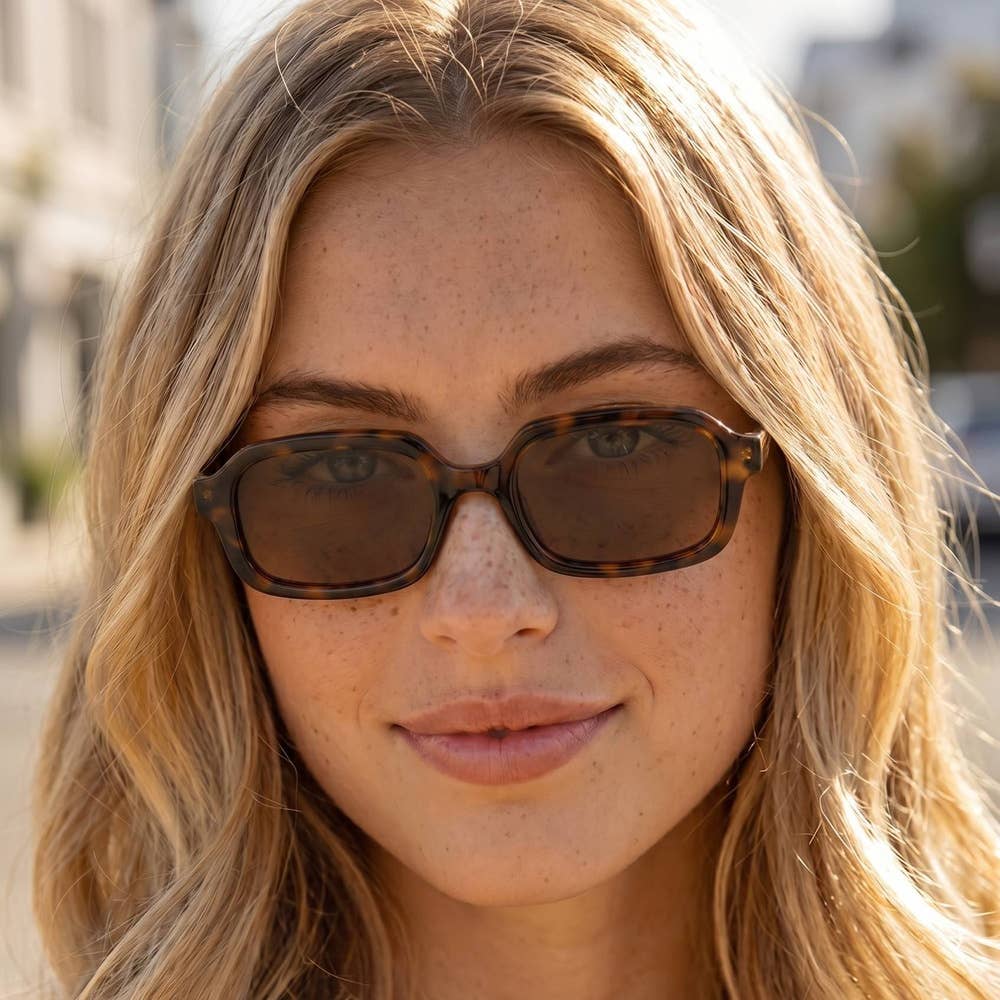 Rectangle Frame Sunglasses