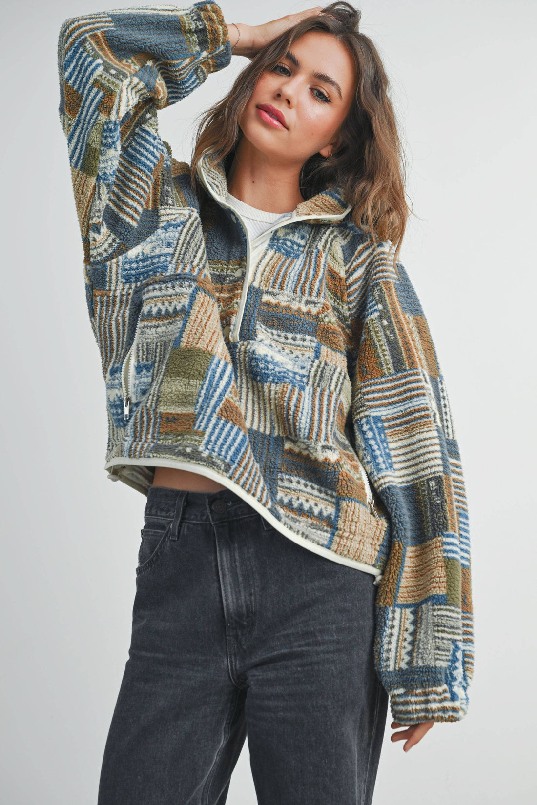Patchwork Sweatshirt