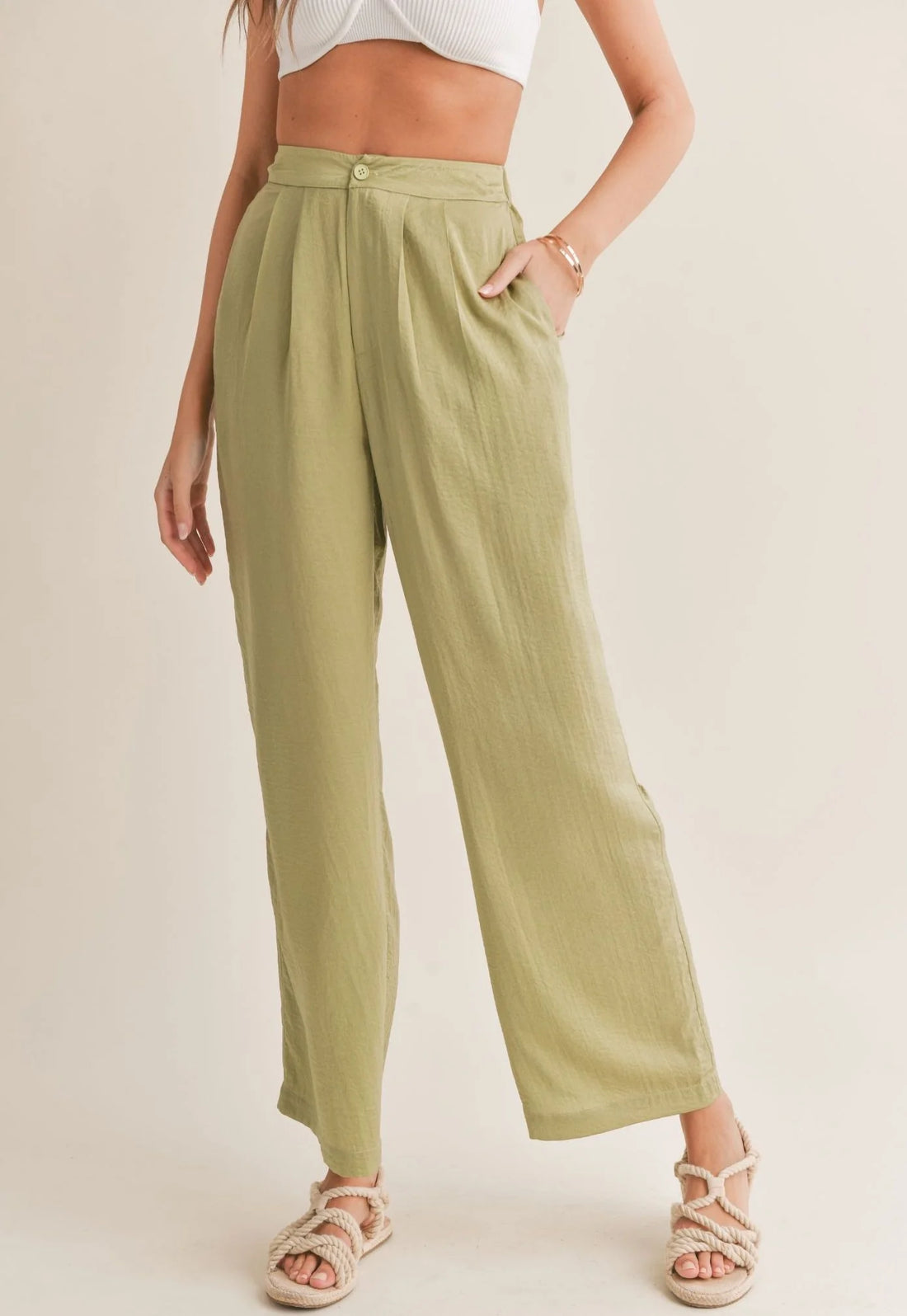 Sadie and Sage Juicy Pleated Pants