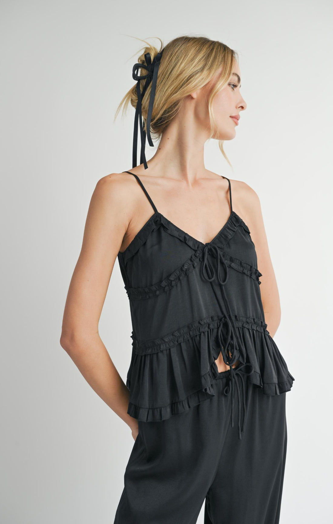 SWEET TREAT RUFFLE TANK TOP