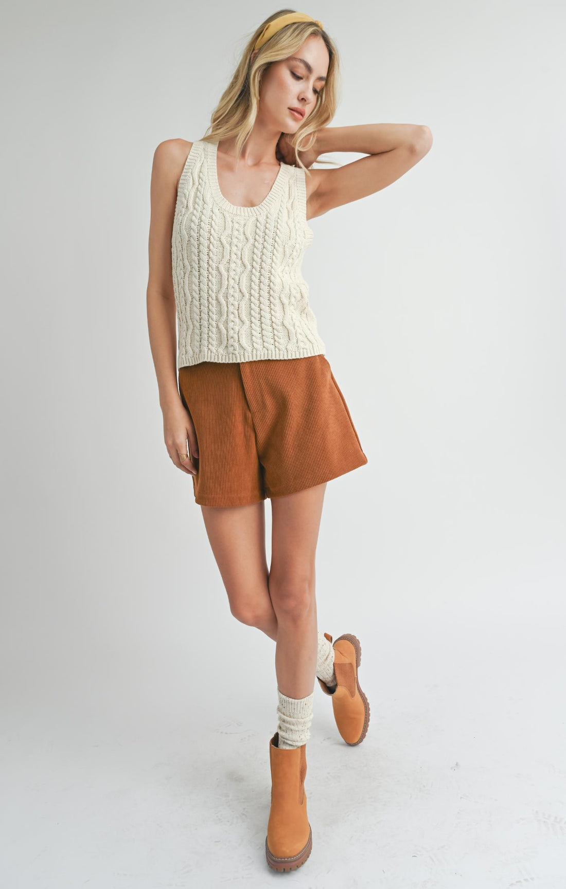 ASTRA CABLE KNIT SWEATER