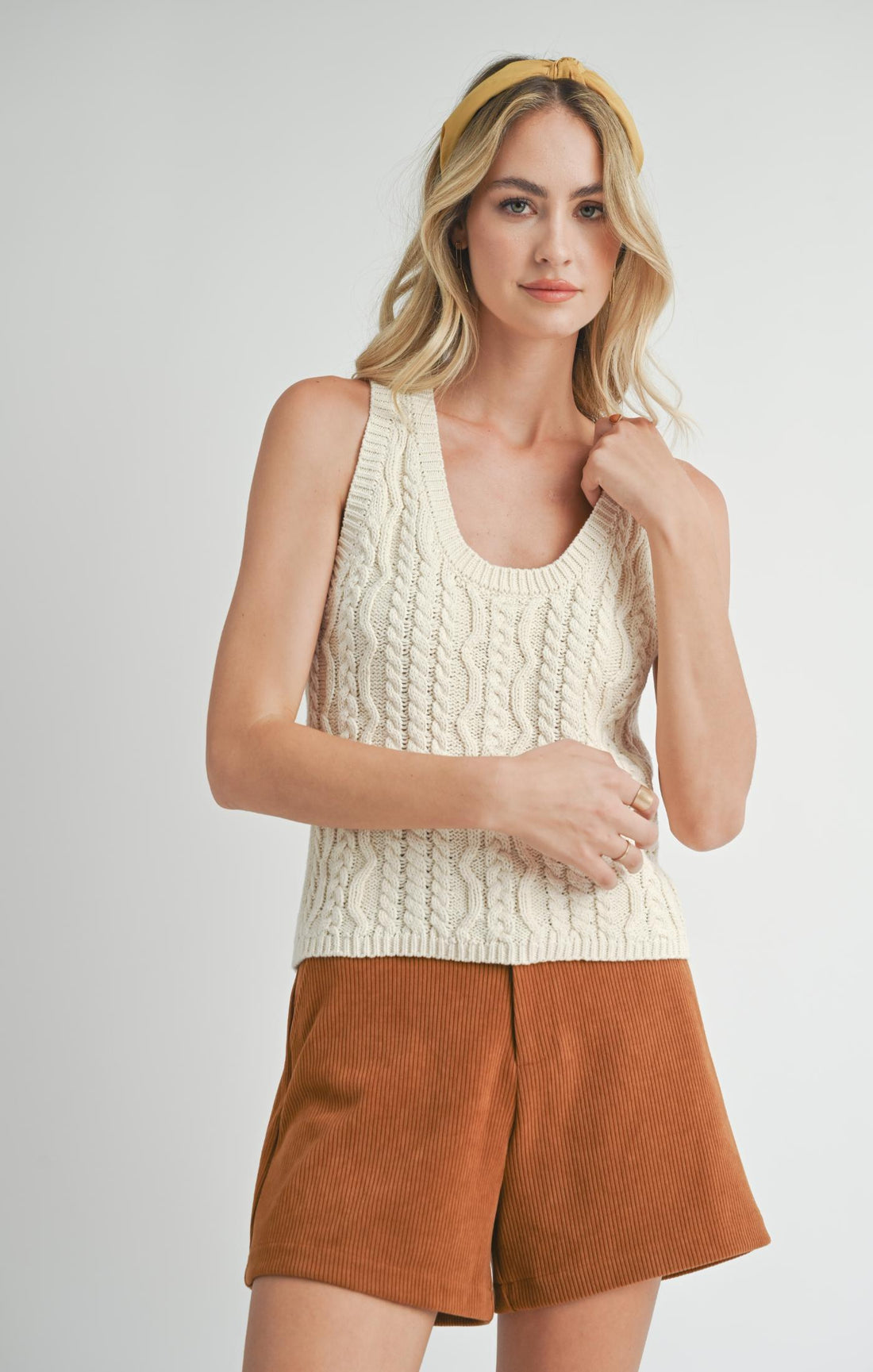 ASTRA CABLE KNIT SWEATER