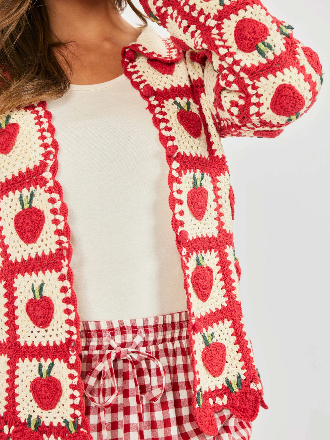 BERRYLICIOUS CROCHET CARDIGAN