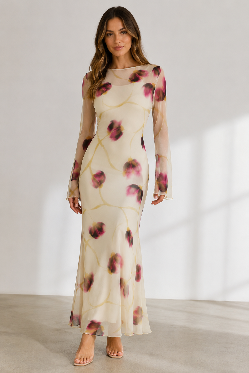 Floral Layered Dress