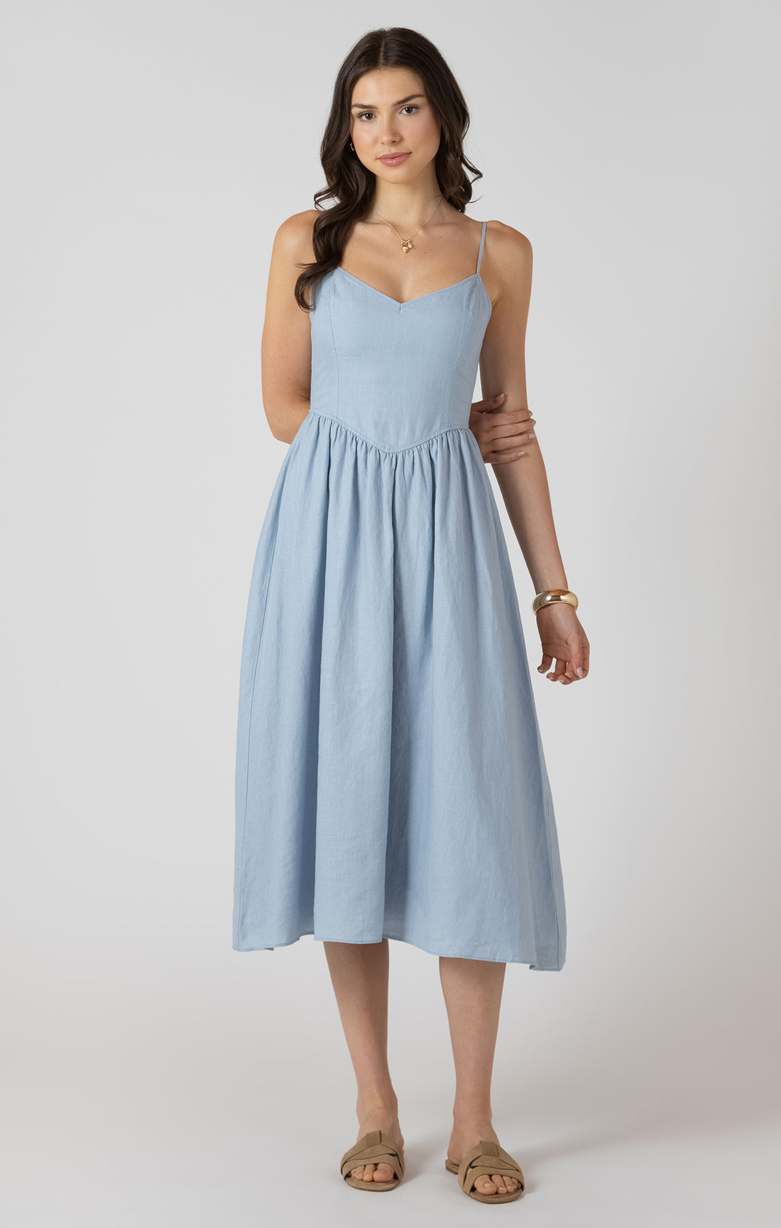 V WAIST DRESS