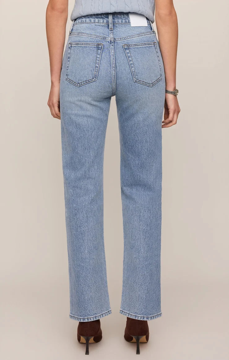 THE MUSE HIGH-RISE STRAIGHT DENIM