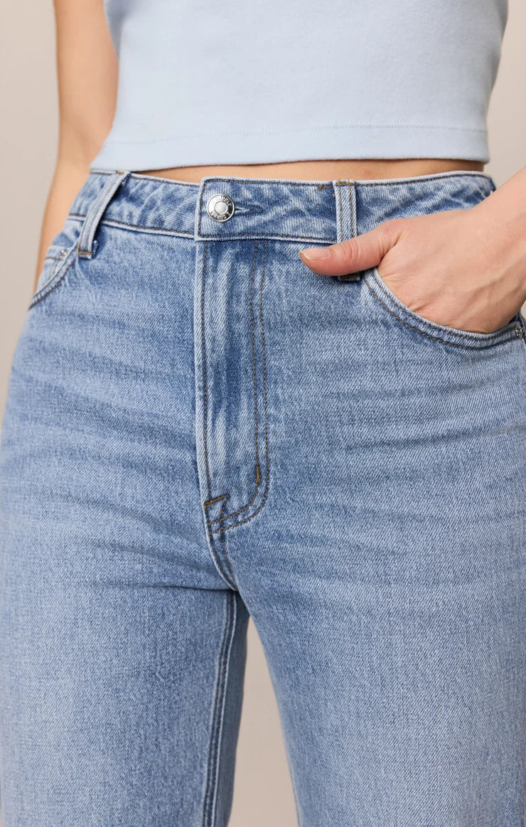 THE MUSE HIGH-RISE STRAIGHT DENIM