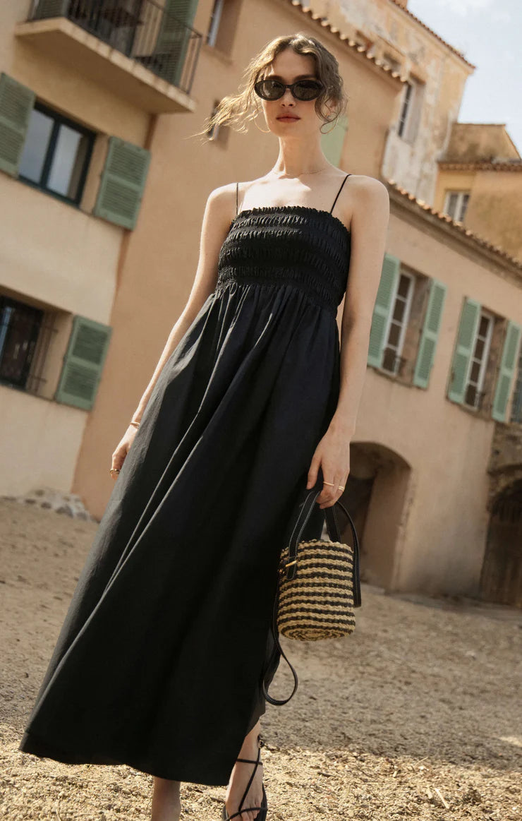 CORNELIA POPLIN MIDI DRESS