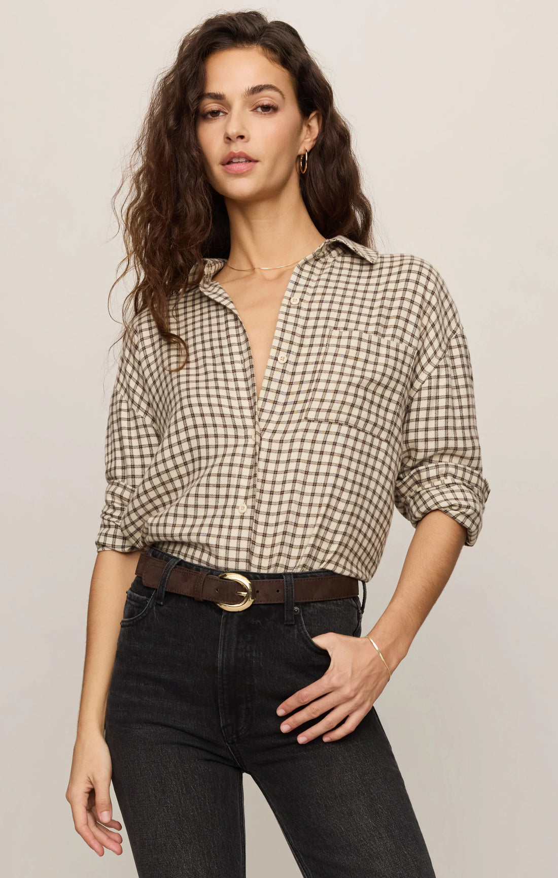 River Plaid Button Down