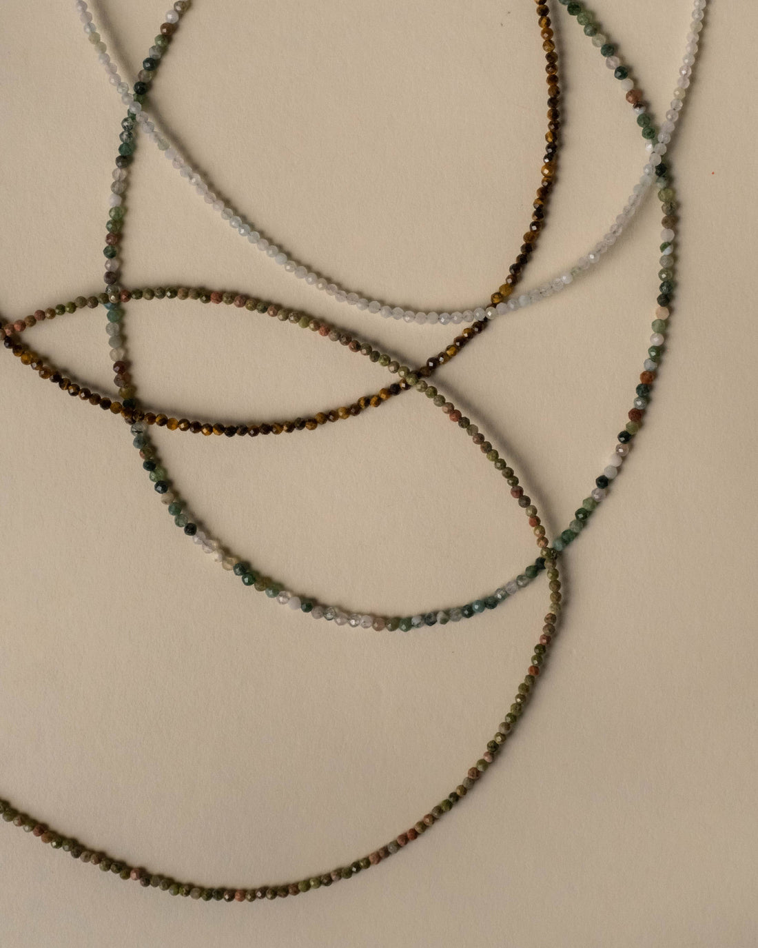 May Natural Stone Necklace - Indian Agate