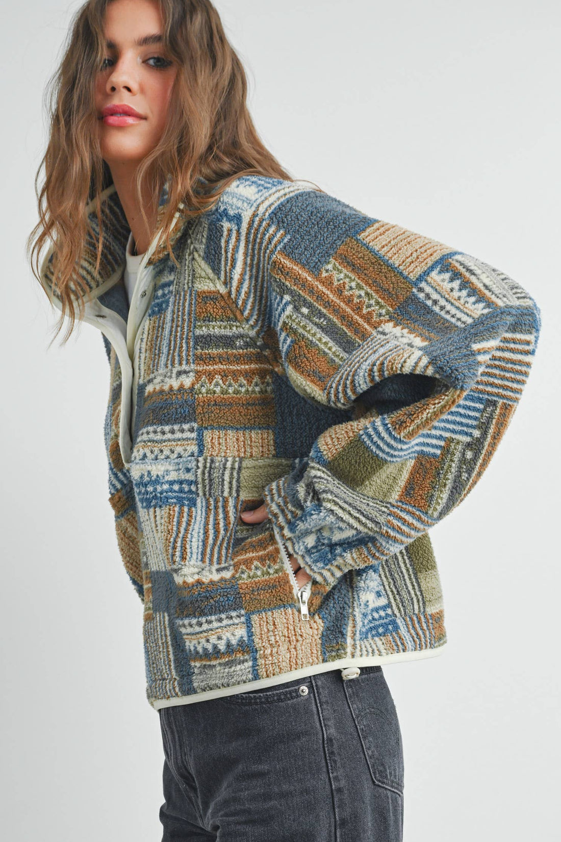 Patchwork Sweatshirt