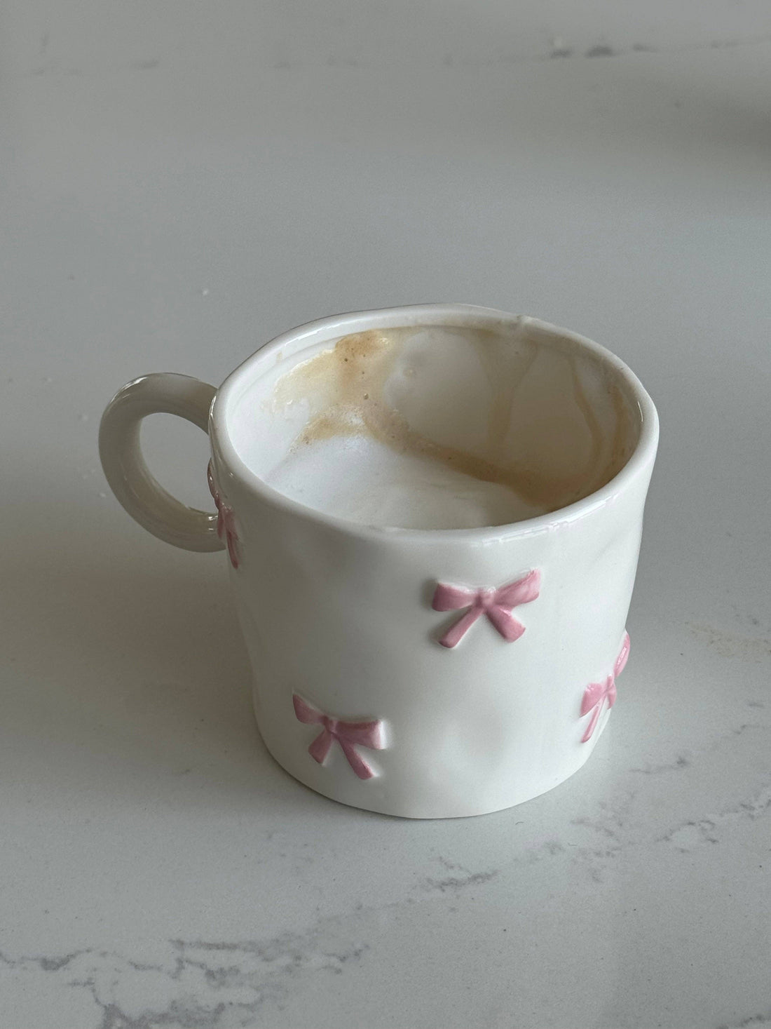 HANDMADE PINK BOW MUG