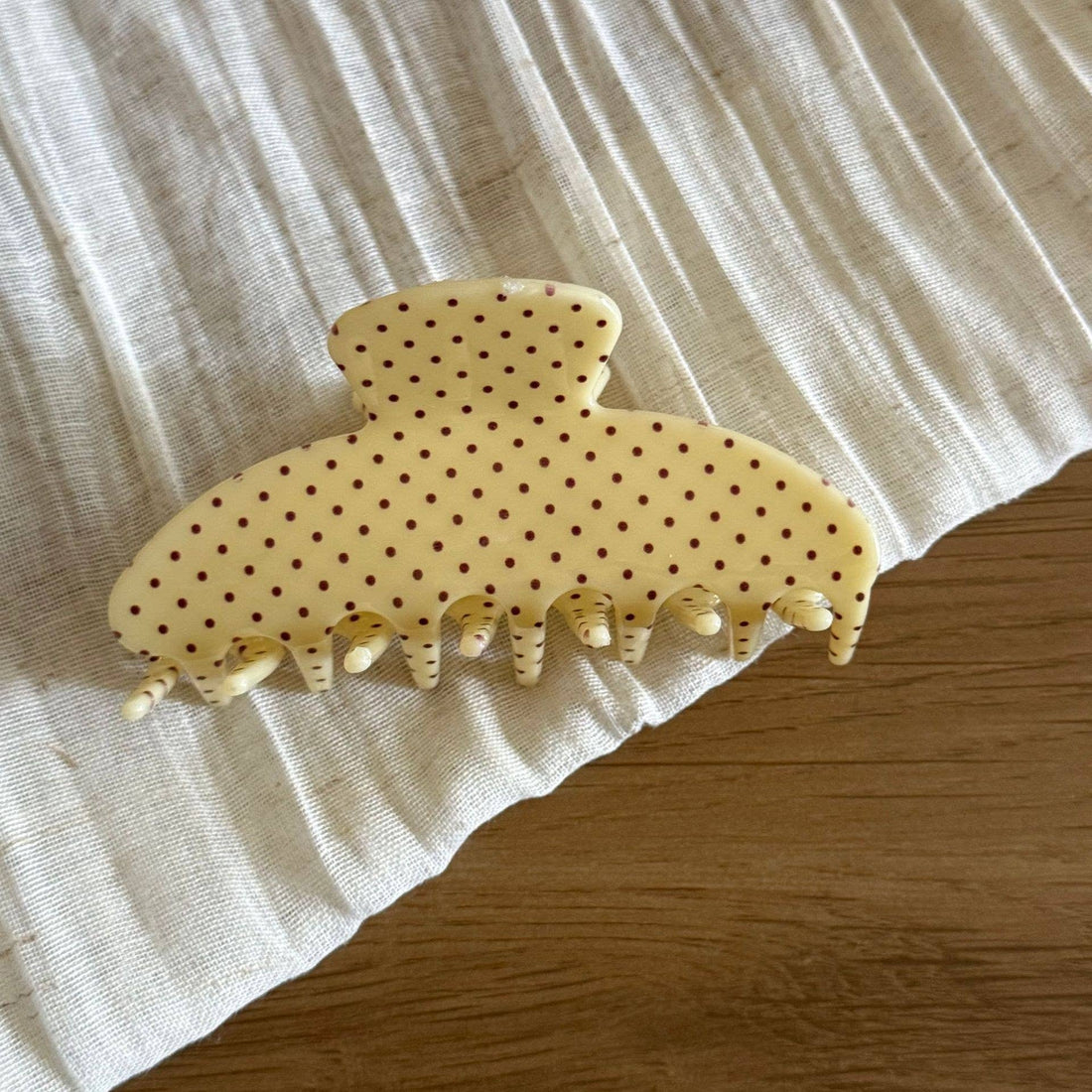 Polka Dot Claw Clip